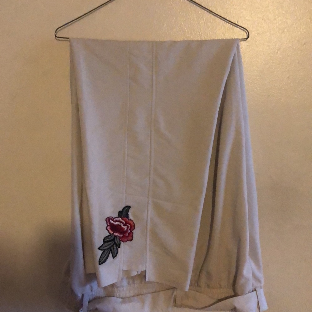 Soft Material Drawstring Comfortable Pants With D… - image 2